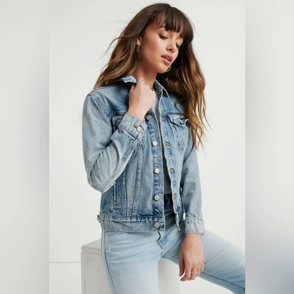 Lucky Brand Jackets & Blazers - Lucky Brand Tomboy Trucker Denim Jacket